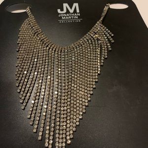 Beautiful fax diamond necklace